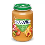 Desery dla dzieci - Bobovita Deserek Owoce - jabłka, brzoskwinie i kiwi - bez konserwantów i dodatków - miniaturka - grafika 1