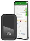 Lokalizatory GPS - LOKALIZATOR GPS MINI DO POJAZDÓW ROWERU AUTA BEZ ABONAMENTU MAGNES TRACKER - miniaturka - grafika 1