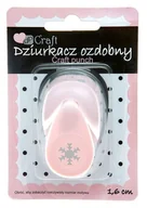 Dekoratorstwo - DP CRAFT Dziurkacz ozdobny 1,6 cm śnieżynka 2 - miniaturka - grafika 1