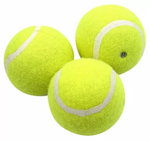 Piłka tenisowa dla psa 3 szt. pływa piszczy 6 cm - Zabawki dla psów - miniaturka - grafika 1