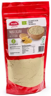 Saluteo Mąka jaglana bezglutenowa 400g Incola - Zdrowa żywność - miniaturka - grafika 1
