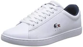 Sneakersy damskie - Lacoste Damskie sneakersy 39sfa0048, Wht Nvy Red, 35.5 eu - miniaturka - grafika 1