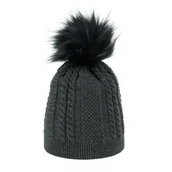 Czapki damskie - Czapka Ula Grafitowa - miniaturka - grafika 1