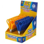 Nożyczki - Nożyczki dla praworęcznych Astra display 24 szt - miniaturka - grafika 1