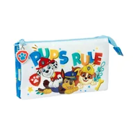 Piórniki - Piórnik Potrójny The Paw Patrol Pups rule Niebieski 22 x 12 x 3 cm - miniaturka - grafika 1