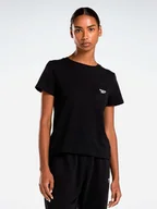 Koszulki i topy damskie - Koszulka damska bawełniana Reebok Identity Small Logo Tee 100031101 M Czarna (4066762941117) - miniaturka - grafika 1