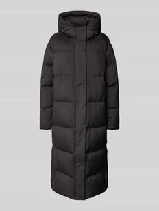 Płaszcz puchowy o kroju regular fit z kapturem - Płaszcze damskie - miniaturka - grafika 1
