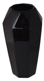 Ewax, Wazon ceramiczny 211406, czarny, 11,5x11,5x23,5 cm - Wazony i flakony - miniaturka - grafika 1