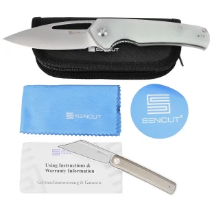 Nóż składany Sencut Mims Natural G10, Satin 9Cr18MoV (S21013-2) - Noże - miniaturka - grafika 5