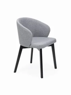 Flavio 5 krzesło tapicerowane tkanina do wyboru nogi czarne - Krzesła - miniaturka - grafika 1