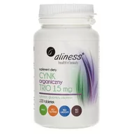 Włosy, skóra, paznokcie - MEDICALINE Aliness Cynk Organiczny Trio 25 mg x 100 tabl |  OD 149 PLN! - miniaturka - grafika 1
