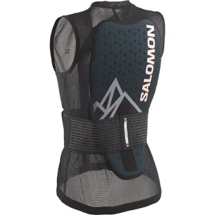 Kamizelka Salomon Flexcell Pro W, osłona pleców, damska, czarna - Kurtki i kamizelki sportowe damskie - miniaturka - grafika 1