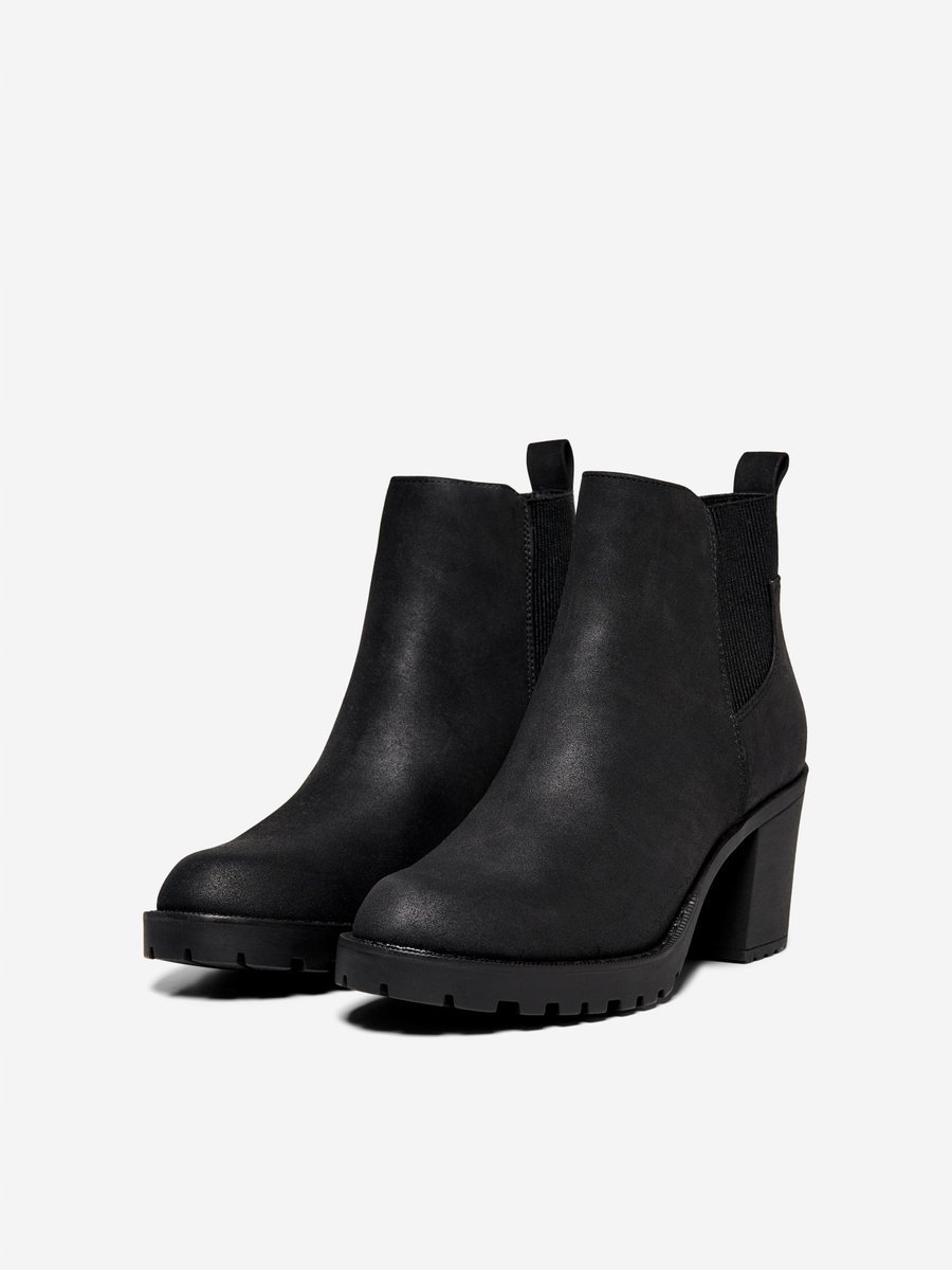 ONLY DAMSKIE BOTKI NA OBCASIE CZARNE CASUAL 37 16IA
