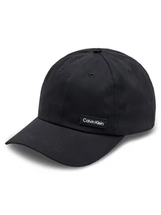 Calvin Klein Czapka z daszkiem Elevated Patch K50K510487 Czarny - Czapki damskie - miniaturka - grafika 1