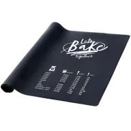 Pozostałe akcesoria kuchenne - Stolnica silikonowa 60 x 40 cm, czarna - miniaturka - grafika 1