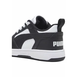 Dziecięce sneakersy Rebound V6 Lo PUMA White Black - Buty dla dziewczynek - miniaturka - grafika 1