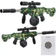 Zabawki militarne - Karabin Pistolet Na Kulki Maszynowy Asg Laser 68Cm - miniaturka - grafika 1