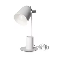 Lampy stojące - Lampka biurkowa MILO biała z ruchomym kloszem - miniaturka - grafika 1
