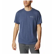 Koszulki sportowe męskie - Koszulka męska Columbia Thistletown Hills™ Short Sleeve Rozmiar: XL / Kolor: ciemnoniebieski - miniaturka - grafika 1