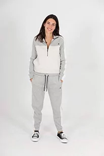 Hurley Damska bluza polarowa z zamkiem błyskawicznym Therma szary szary melanż (Le Grey Heather) XS CJ8736 - Bluzy damskie - miniaturka - grafika 1