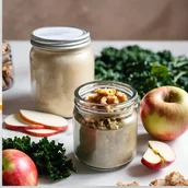 Pasty warzywne - Wegański smalec z jabłkiem, jarmużem i skwarkami z BioTofu - 300g - miniaturka - grafika 1