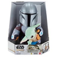 Figurki dla dzieci - MATTEL Star Wars Klan Dwóch Grogu i Mandalorianin HNT52 - miniaturka - grafika 1