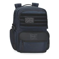 Plecaki - Pepe Jeans Bromley, plecaki, plecaki kabinowe, poliester, różne rozmiary, czarny, zielony, czerwony, szary, poliester od Joumma Bags, Niebieski, Talla única, Plecak komputerowy - miniaturka - grafika 1