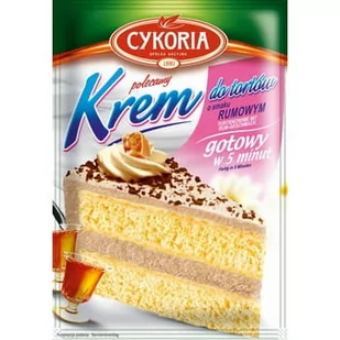 Cykoria KREM DO TORTÓW O SMAKU RUMOWYM 100G zakupy dla domu i biura 63480792 - Dodatki do ciast w proszku - miniaturka - grafika 1