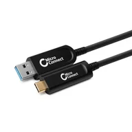 Kable komputerowe i do monitorów - Microconnect MC-USB3.2CA30OP kabel USB USB 3.2 Gen 2 (3.1 Gen 2) 30 m USB A USB C Czarny - miniaturka - grafika 1