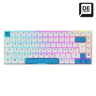 Klawiatury - Sharkoon SKILLER SGK50 S3 PBT klawiatura USB QWERTZ Niemiecki Biały - miniaturka - grafika 1