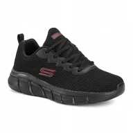 Buty sportowe męskie - Buty męskie Skechers Bobs B Flex Chill Edge black 41 Eu - miniaturka - grafika 1