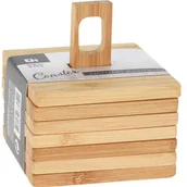 Podstawki pod garnki - Podstawka EXCELLENT HOUSEWARE bambusowa pod kubek - podkładka - miniaturka - grafika 1