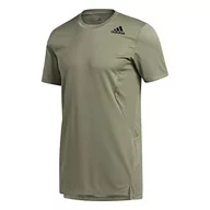 Koszulki męskie - adidas Męski T-shirt Trng H.rdy, zielony, S - miniaturka - grafika 1