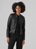 Kurtki damskie - Vero Moda Kurtka z imitacji skóry Favodona 10288555 Czarny Regular Fit - miniaturka - grafika 1