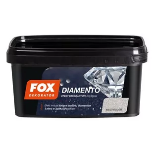 Farba dekoracyjna DIAMENTO multikolor 1 l FOX - Farby wewnętrzne - miniaturka - grafika 1