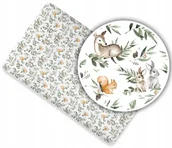 Prześcieradła dla dzieci - PRZEŚCIERADŁO BAWEŁNIANE DO DOSTAWKI 90x50 WZORY! - miniaturka - grafika 1