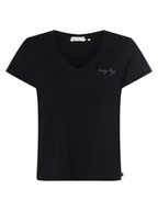 Koszulki i topy damskie - Tom Tailor Denim - T-shirt damski, niebieski - miniaturka - grafika 1