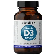 Witaminy i minerały - Viridian WITAMINA D3 60 szt. - miniaturka - grafika 1