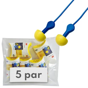 Zatyczki do Uszu Ear Express z żyłką 5 par, wyciszające - Odzież robocza - miniaturka - grafika 1