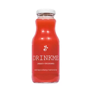 Naturalny sok wyciskany jabłko-truskawka DRINKME 250 ml Sadvit - Soki i napoje niegazowane - miniaturka - grafika 1