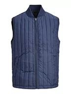 Garnitury - Bestseller A/S Męska kamizelka JJECITY Liner Vest NOOS, Navy Blazer, M, granatowy blezer, M - miniaturka - grafika 1