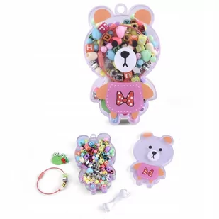 KORALIKI LITERKI DO ROBIENIA BIŻUTERII BRANSOLETEK MIŚ ZESTAW KORALIKÓW - Prace ręczne dla dzieci KORALIKI LITERKI DO ROBIENIA BIŻUTERII BRANSOLETEK MIŚ ZESTAW KORALIKÓW - Prace ręczne dla dzieci - miniaturka - grafika 1