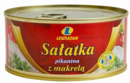 LEWIATAN SAŁATKA PIKANTNA Z MAKREL130G