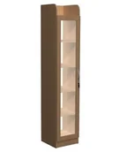 Meble do szkół i przedszkoli - Szafa szkolna z witryną Bałtyk U - miniaturka - grafika 1