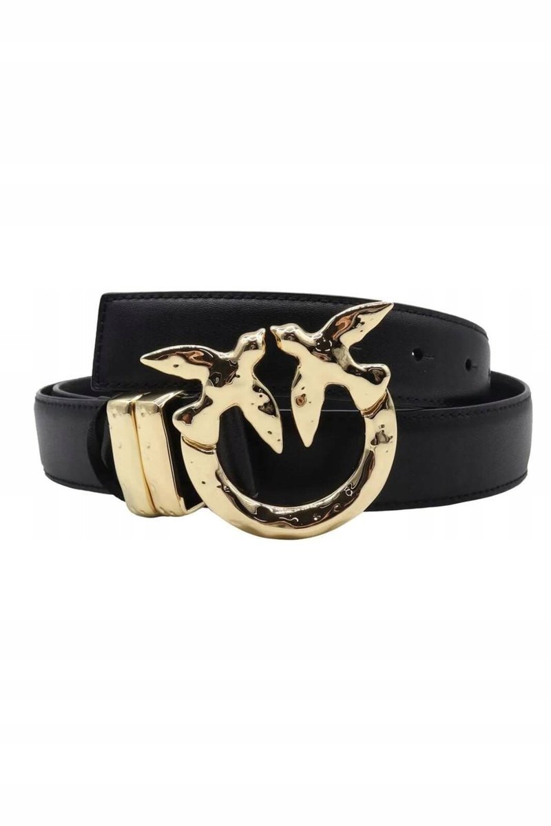 Pasek damski PINKO LOVE BERRY H3 BELT PLT01 100125 A1Z7 czarny - Belt: L
