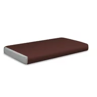 Prześcieradła - Matex Prześcieradło z satyny bawełnianej Gold brązowe 160x210 mx-160-gld-prb-018 - miniaturka - grafika 1