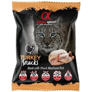 Alpha Spirit Alpha Spirit SNACKS TURKEY 50g KOT przysmak z indyka - Przysmaki dla kotów - miniaturka - grafika 1