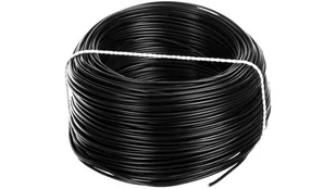 Elektrokabel Przewód instalacyjny H05V-K (LgY) 0,75 czarny /100m/ T0151 LGY 1 X 0,75 CZARNY - Kable - miniaturka - grafika 1
