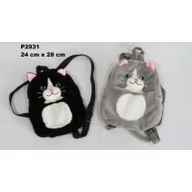 Plecaki szkolne i tornistry - Sun-Day Plecak pluszowy Kot 142054 - miniaturka - grafika 1