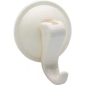 Wieszaki i stojaki - Fackelmann 16112 dźwigni haczyk z przyssawką bez wiercenia 5,5 cm w kolorze białym, tworzywa sztucznego, 5,5 x 5,5 x 3,5 cm 16112 - miniaturka - grafika 1